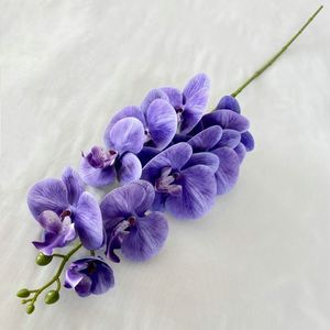 LO-589 Serie di Fiori Artificiali Blu e Viola, Fiori Finti di Spigolo e Lavanda per Decorazioni Matrimoniali e Domestiche - Product Image 6