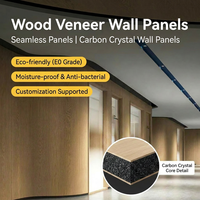 Panel WPC Gradient Fast Install untuk Rumah Sakit, Sekolah, Apartemen, Luar Ruangan, Tahan Api B1, 100% Tahan Air, Pelapis Dinding