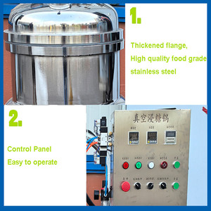 เครื่องจุ่มน้ำตาลสูญญากาศเครื่องทำน้ำซุปผลไม้แบบสุญญากาศทำจากสแตนเลส - Product Image 4