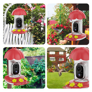 Mangeoire à colibris sans fil solaire Oniya 3MP ABS avec caméra, identification des espèces <span class=keywords><strong>d</strong></span>'<span class=keywords><strong>oiseaux</strong></span> par IA, vidéo FHD 2K, caméra <span class=keywords><strong>d</strong></span>'observation des <span class=keywords><strong>oiseaux</strong></span> - Product Image 6