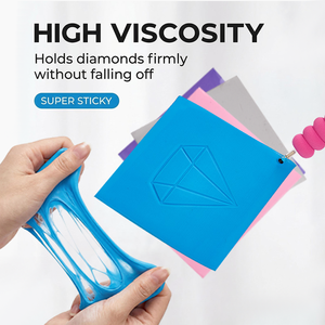 Ultimo Strumento per Pittura Diamantata 5D a Forma di Quadrato, Accessorio Artistico Fai-da-te, Argilla Colorata ad Alta Viscosità per Dotting - Product Image 1