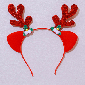 Diademas Navideñas con Luces LED, Diseño de Reno, Muñeco de Nieve y Papá Noel - Product Image 4