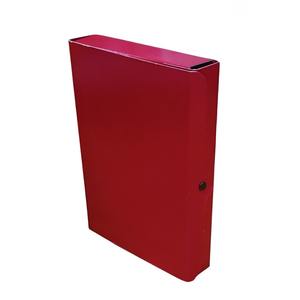 Porte-documents PRESSPAN 24,5x34,5 CM ROUGE AVEC BOUTON - Product Image 1