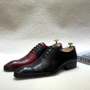 Zapatos Poopperkin Originales de Lujo para Hombre, de Cuero, Hechos a Mano en Europa y América, Colores, Estilo Oxford Puntiagudo Tallado, Nuevo Producto - Product Image 4