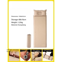 Matelas pneumatique de camping automatique en polyester de haute qualité au design moderne, imperméable, pliable, taille et couleur personnalisables