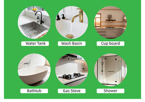 Muestra gratis de sellador de silicona GP transparente y duradero para adhesivos de construcción de baños y cocinas - Product Image 5