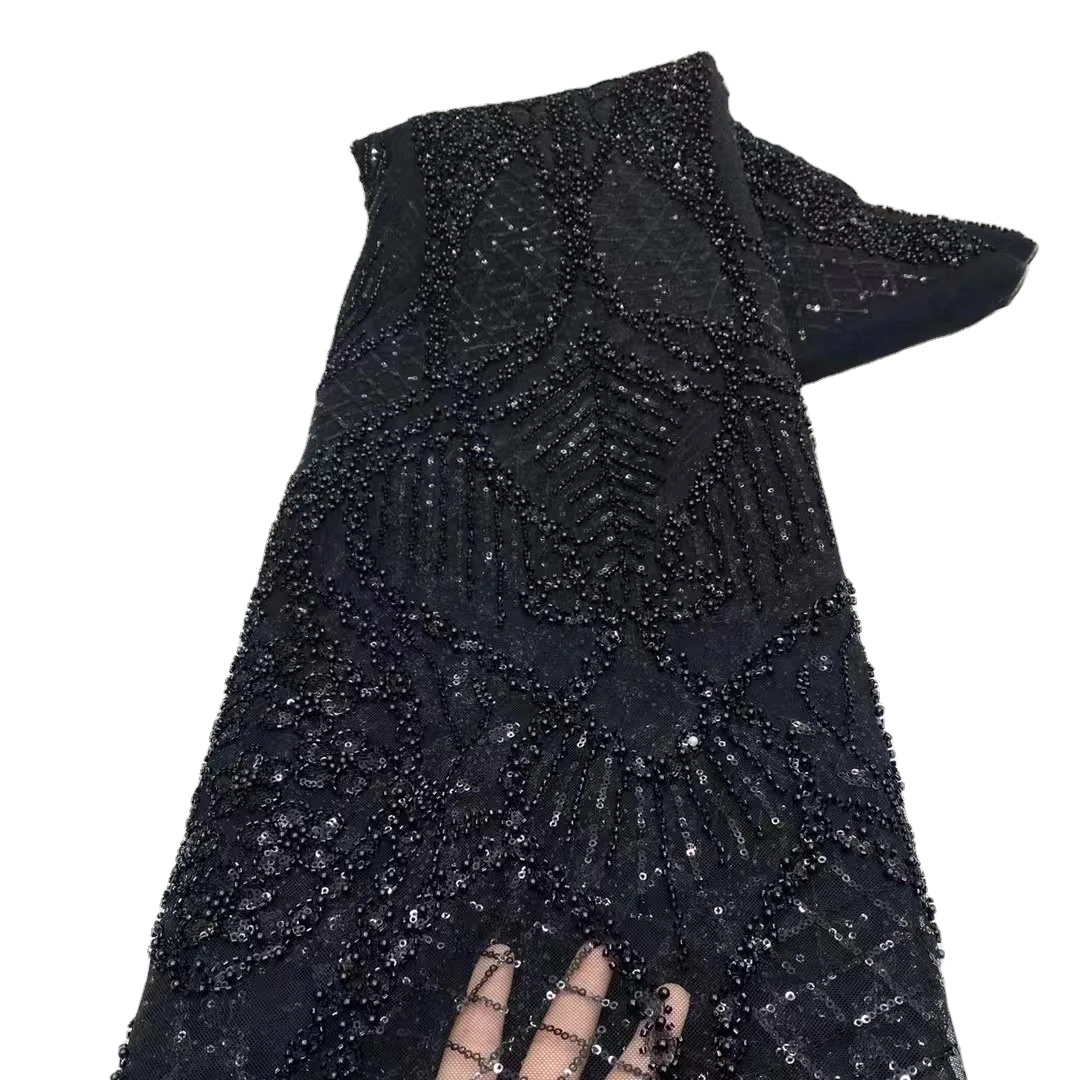 Inmyshop New Design Lace Beads Net With Sequin Fabric for Weddings Luxury  Glitter Beaded African Lace Fabric Wedding Dress| Alibaba.com