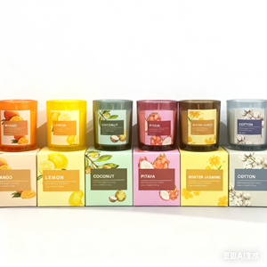 Bougie parfumée colorée, illuminez votre <span class=keywords><strong>espace</strong></span> avec des couleurs sucrées comme des bonbons - Product Image 2