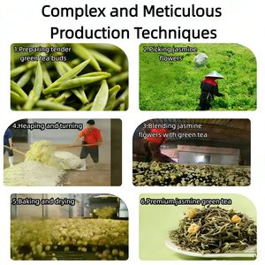 Thé vert au <span class=keywords><strong>jasmin</strong></span> 100 % pur en vrac, prêt pour la vente au détail, emballage personnalisé, prix d'usine et échantillon gratuit pour les supermarchés - Product Image 4