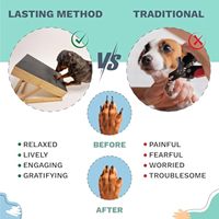 Planche à gratter pour chiens et chats en bambou, réglable en hauteur, 3 angles et s'étendant à plat, jouet pour l'entretien des ongles