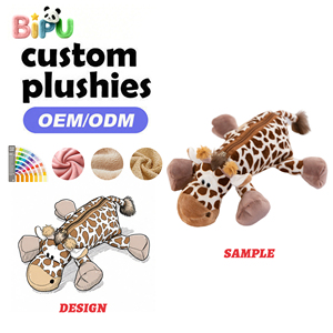 Fabricant de jouets en peluche, trousse à crayons personnalisée en peluche macaque, rembourrée de coton PP doux, sac à crayons animal en peluche, OEM, votre propre design - Product Image 2