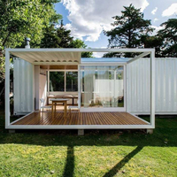 Modèle 2022 très demandé : Maisons préfabriquées traditionnelles en conteneurs démontables avec panneaux sandwich et structure en acier pour salon