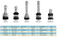 KAISHENG TR416 Nouveaux adaptateurs de bouchons de valve de pneu en laiton de haute qualité, tiges de valve à clipser, 100 % testés pour la tenue des fuites, en caoutchouc résistant au froid et à la chaleur