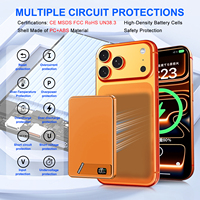 Banque d'alimentation magnétique sans fil pour iPhone 17, ultra-mince, mini-banques d'alimentation, charge rapide, 5000 mAh, 10000 mAh, batterie externe portable