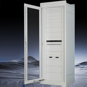 47U Industrial Power Network Cabinet Server Rack Intelligent Distribution <b>Control</b> Panel Screen Enclosure SPCC Steel Light Grey - Product Image 4