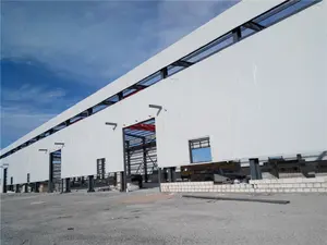 Armazém de aço de estrutura de aço pré-fabricante comercial de alta qualidade