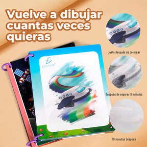 หนังสือระบายสีมหัศจรรย์สำหรับเด็ก ใช้น้ำเป็นสี - Product Image 6