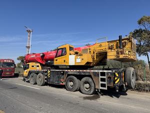 Grue sur camion d'occasion de 100 tonnes de Chine avec flèche à 6 sections et composants essentiels : moteur, boîte de vitesses, pompe - Product Image 6