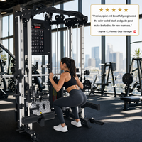 Équipement de fitness multifonctionnel pour la maison : machine Smith et rack à squats