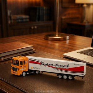 Modellino di <span class=keywords><strong>Camion</strong></span> Portacontainer in Metallo Pressofuso Scala 1:72 con Logo Personalizzato - Product Image 5