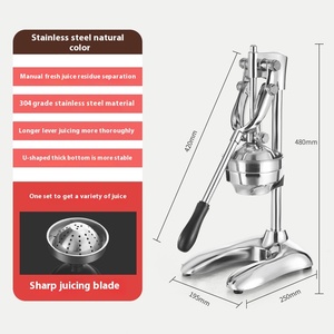 <span class=keywords><strong>Presse</strong></span>-agrumes manuel de qualité commerciale en alliage d'aluminium avec filtre en acier inoxydable 304 pour agrumes oranges grenades chaux pour usage domestique - Product Image 6