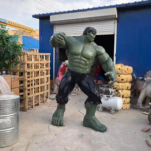 Décoration intérieure, figurines d'action de super-héros célèbres, statue de <span class=keywords><strong>Hulk</strong></span> grandeur nature, sculpture en résine - Product Image 2