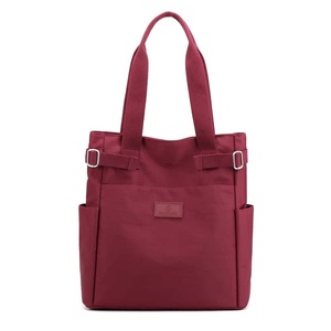 Oxford <b>Tote</b> Bag Gray Large Capacity Casual Work Shoulder Bag All Seasons Waterproof <b>Nylon</b> Unisex - Product Image 4