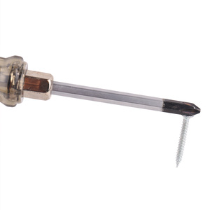 Screwdriver Flat Head 400 Mm Plastic Handle Magnetic Tip For Diy Repair <b>Tools</b> - Product Image 4
