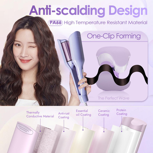 32mm Curling Flat Iron Heat Wave Ceramic French Egg <b>Roll</b> Curling Iron Negative Ions Automatic Hair Curler With Wave <b>Rolls</b> - Product Image 2