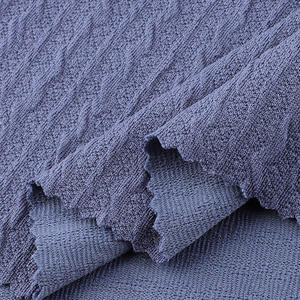 Tela Elástica de Punto Jacquard a Rayas de Spandex/Poliéster a Precio de Fábrica para Ropa Deportiva y Lencería - Product Image 5