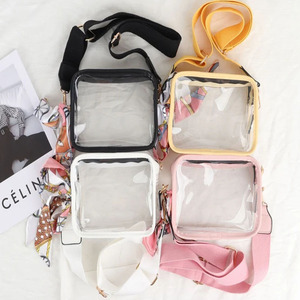 Bags Handbags Lady Clear Cross Body Bags PVC Transparent Bags Waterproof