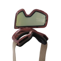 Masque de ski relevable pour adulte, double couche anti-buée, grande lentille sphérique, monture en TPU, coupe-vent, compatible cyclisme extérieur, compatible avec les verres correcteurs