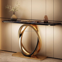 Meubles de salon, table console miroir de luxe pour couloir, tables console modernes pour la maisonavec table console de rangement