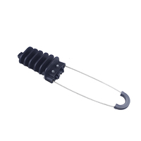 Câble à fibre optique PA37 FTTH, pince de tension isolée, cale de suspension fixe pour tirage de câble, fixation pour communication optique