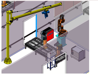 Équipement de soudage laser industriel, robot de soudage automatique à 6 axes pour pièces en tôle sur mesure avec positionneur rotatif