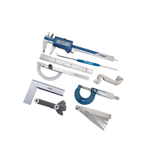 Calibrador Digital Dasqua 0-150mm, Transportador de Ángulos 0-180 Grados, Micrómetro Exterior 0-25mm, Medidor de Radios, Medidor de Espesores, Metrología - Product Image 1