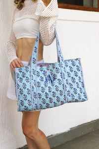 Monogram <span class=keywords><strong>กระเป๋า</strong></span><span class=keywords><strong>ผ้า</strong></span>คอตตอนสไตล์โบฮีเมียนย้อนยุค<span class=keywords><strong>กระเป๋า</strong></span>โท้ทใส่ของแบบโบฮีเมียน<span class=keywords><strong>ลาย</strong></span><span class=keywords><strong>ดอกไม้</strong></span>กระเป๋าโท้ทใส่ของเพื่อนเจ้าสาว - Product Image 3