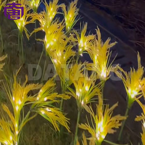Outdoor Solar Led Wheat Ear <b>Flower</b> Landscape <b>Light</b> Ip65 Indoor/outdoor Garden Courtyard Decoration Golden Rice Lamp - Product Image 6