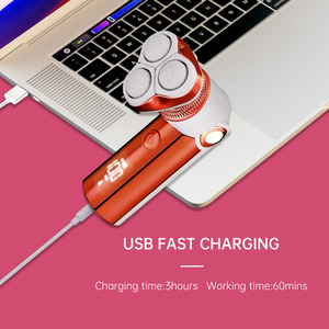 เครื่องกำจัดขน 6 in 1 แบบชาร์จไฟได้ผ่าน USB สำหรับผู้หญิง เครื่องโกนขนไฟฟ้าแบบกันน้ำ - Product Image 5