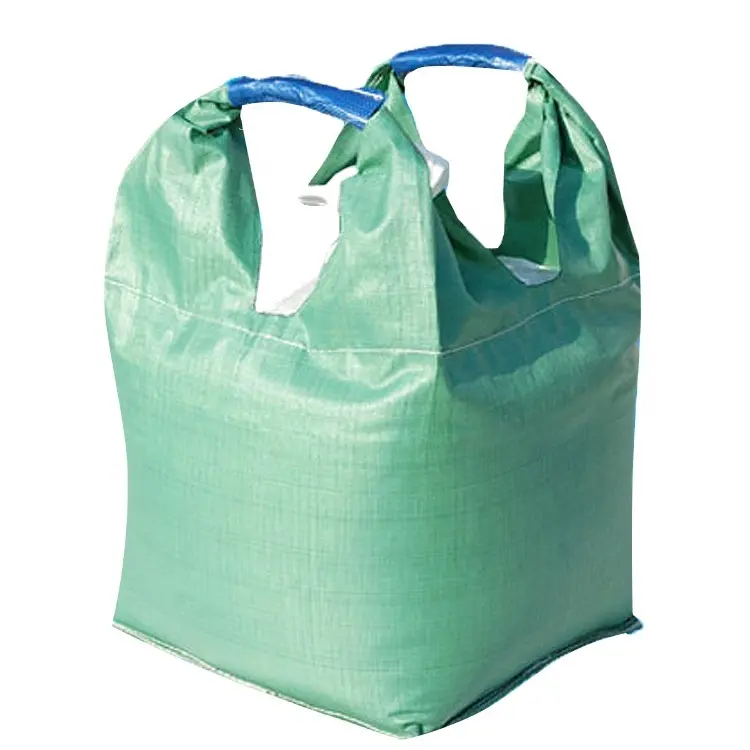 1000 키로그램 1500 키로그램 단일 루프 한 핸들 톤 가방 점보 가방 대량 FIBC 큰 가방 모래 비료