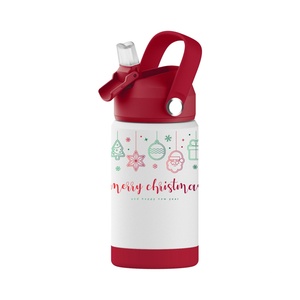 Custom 500ml Stainless Steel Vacuum Insulated Eco-Friendly Food Contact Safe <b>Kids</b> Water Bottle Straw Cute Pattern 12-24hrs - Product Image 5