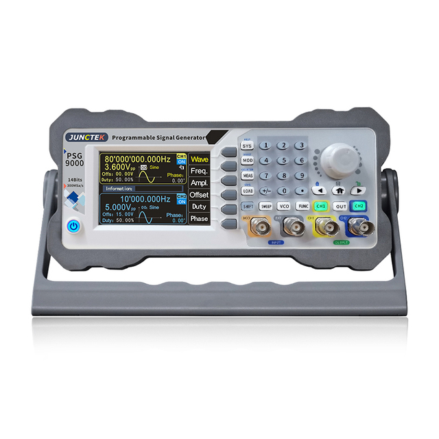 PSG9060 JUNCTEK 60M DDS 2-Channel Programmable Digital Control Arbitrary Waveform Frequency Meter Function Signal Generator D607