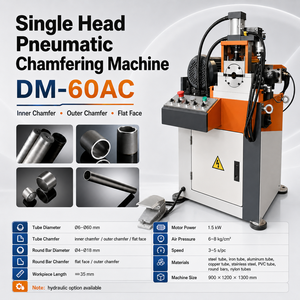 Machine à chanfreiner manuelle 60 en 1 pour le débavurage et le chanfreinage des tuyaux - Product Image 2
