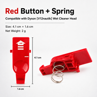 Bouton de déverrouillage en plastique pour tête de nettoyage de rechange, clip de fixation pour Dyson V12 Detect Roller Head - Pièces de bouton
