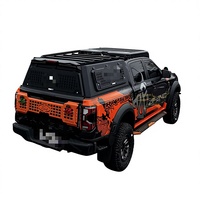 Capot rigide pour camionnette tout-terrain 4x4, coque de camping pour Ford F-150 Raptor, couverture de benne en aluminium manuelle, imperméable