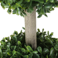 Arbre artificiel en gazon synthétique à 3 boules, résistant aux intempéries, sans entretien, ignifuge, fausse topiaire pour la décoration commerciale, des bureaux et des maisons