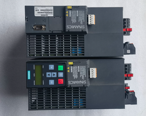 Variateur de fréquence triphasé 6SL3210 1KE23 2UB1 15kW USS/Modbus RTU sans filtre intégré, sécurité STO 380 480V compact - Product Image 1