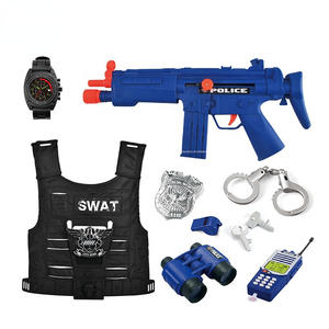 Set Gioco di Ruolo Stazione di Polizia in PVC Durevole per Bambini dai 3 Anni in Su, Unisex, con Pistole Giocattolo - Product Image 3