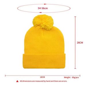 Gorro de Punto de Lana Unisex para Otoño e Invierno, Cálido y Grueso, con Logotipo Personalizado, Gorro Tipo Beanie - Product Image 3