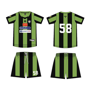 Groothandel 100% polyester sublimatie voetbaltenues sets op maat Kaka uniforme futbol custom blank retro voetbaltenue - Product Image 4